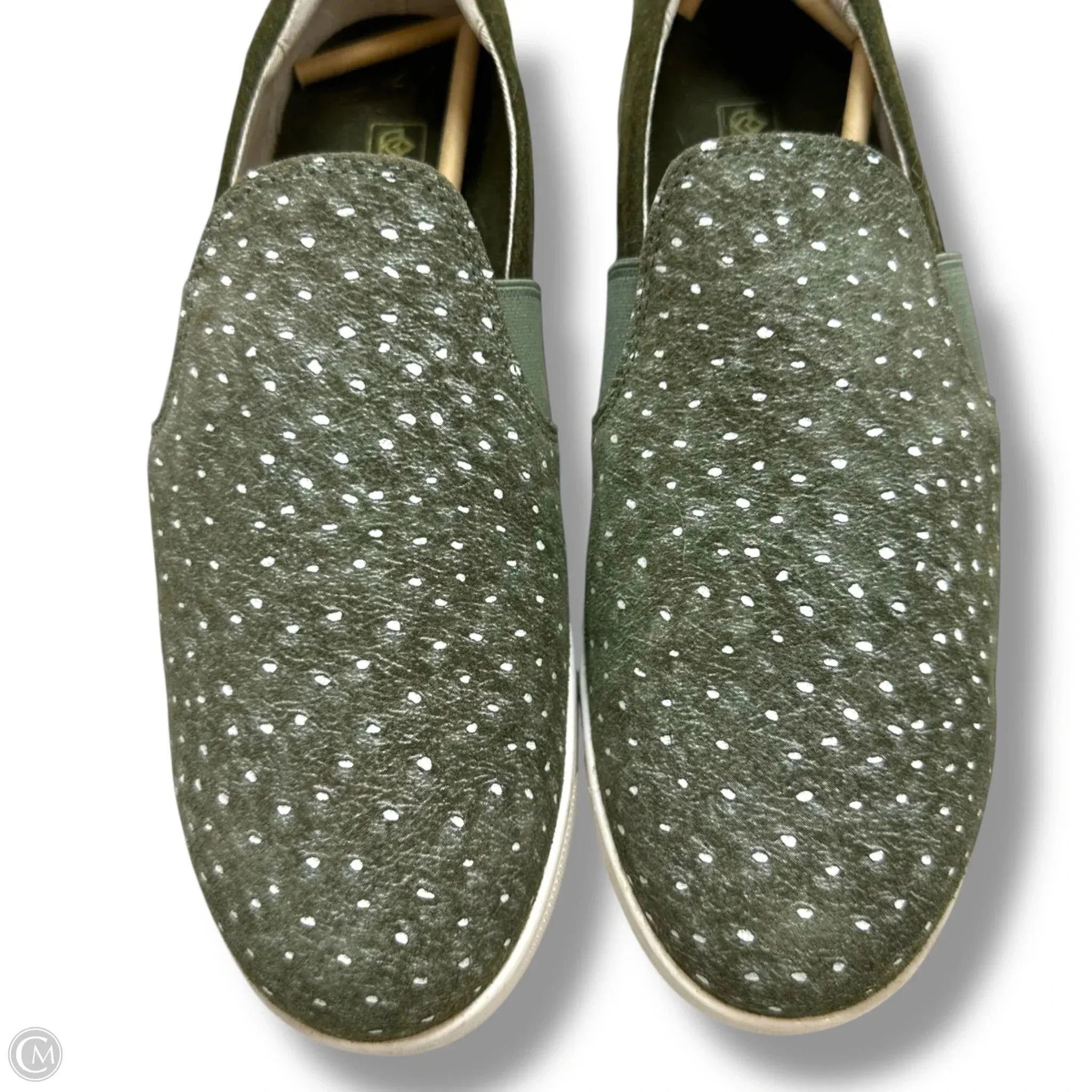 Shoes Flats By Clothes Mentor In Green, Size: 9.5