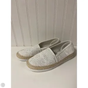 Shoes Flats By Clothes Mentor In White, Size: 7