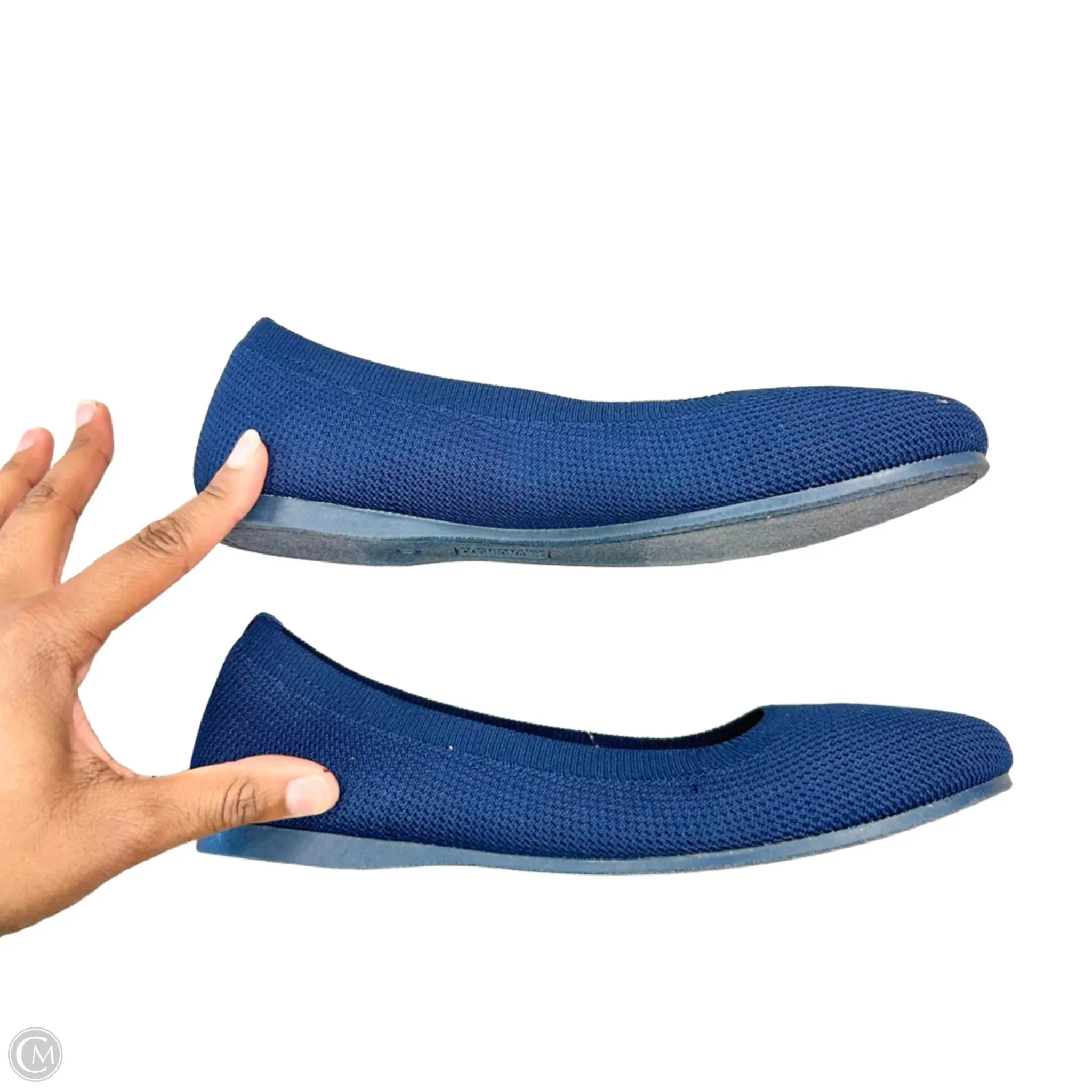 Shoes Flats By Cushionaire In Blue, Size: 10