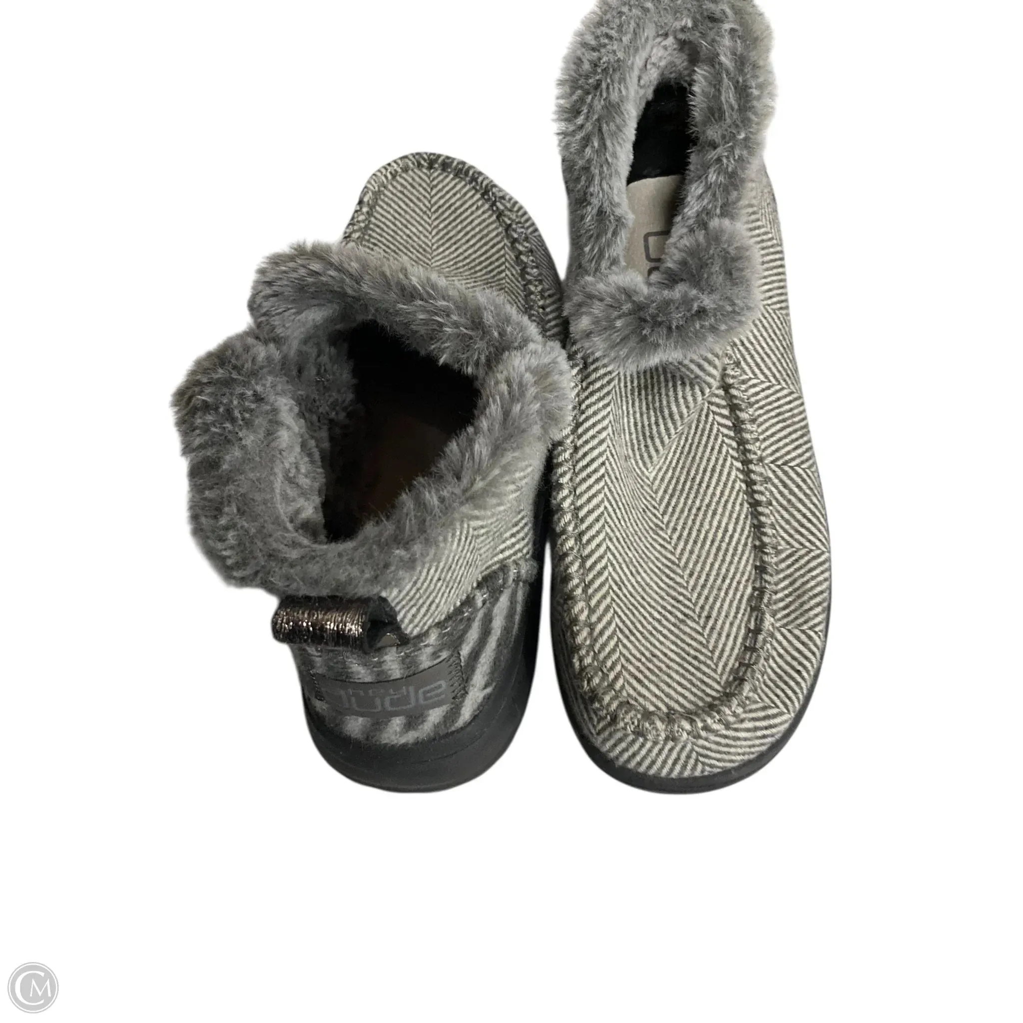 Shoes Flats By Hey Dude In Animal Print, Size: 7