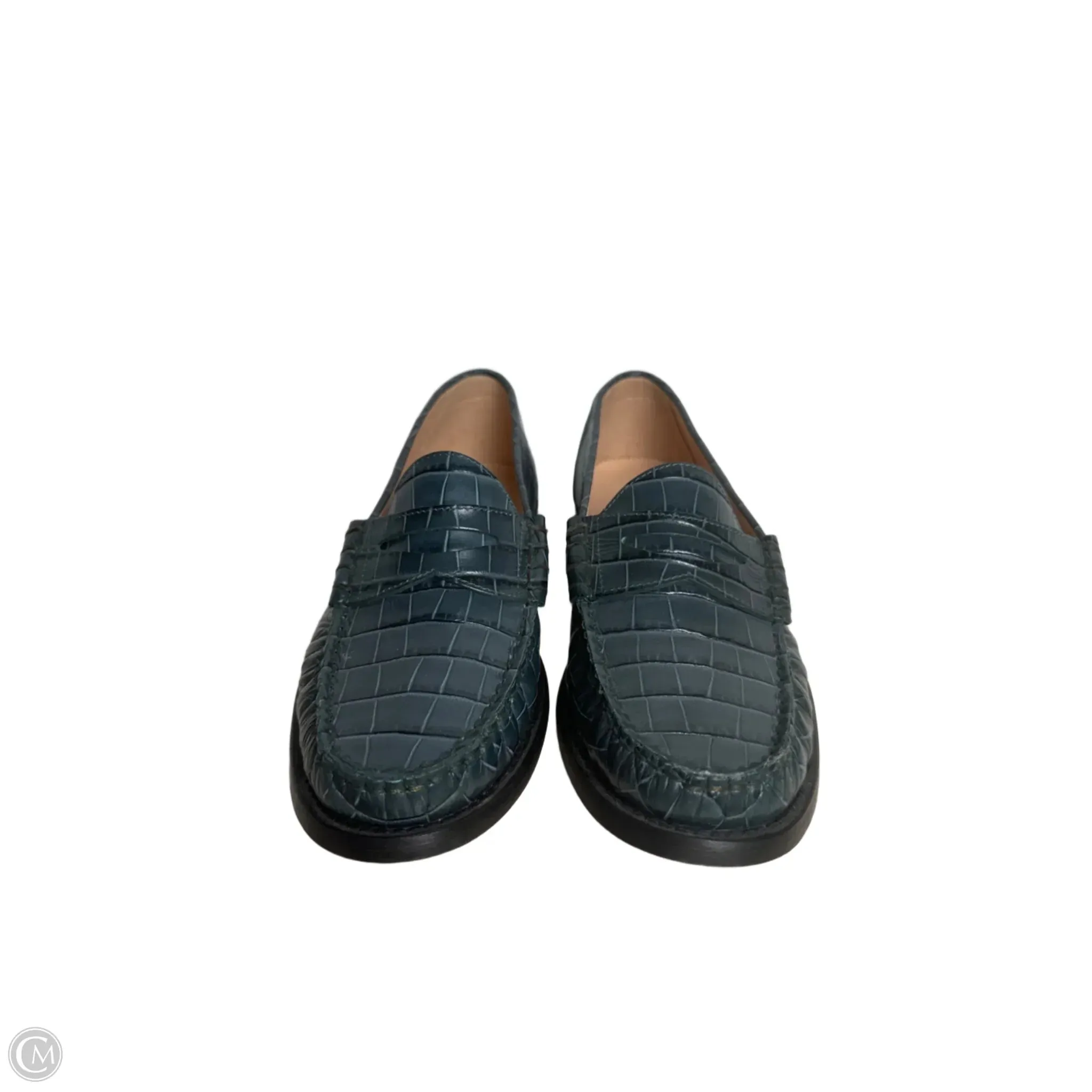 Shoes Flats By J. Crew In Green, Size: 8.5