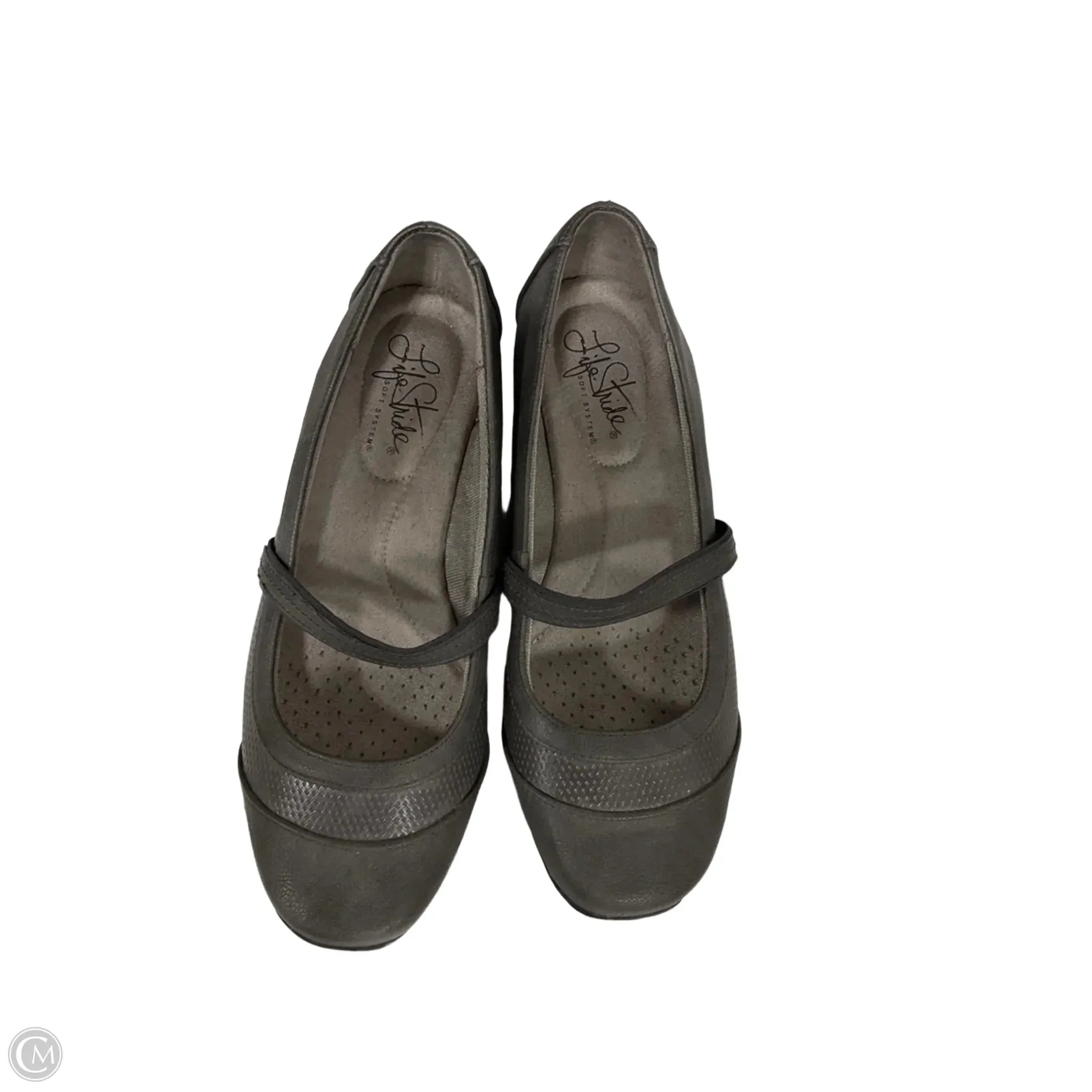 Shoes Flats By Life Stride In Grey, Size: 6.5