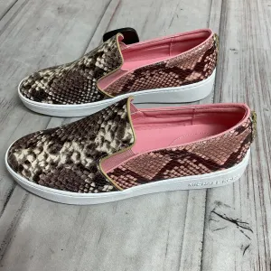Shoes Flats By Michael By Michael Kors In Snakeskin Print, Size:8.5