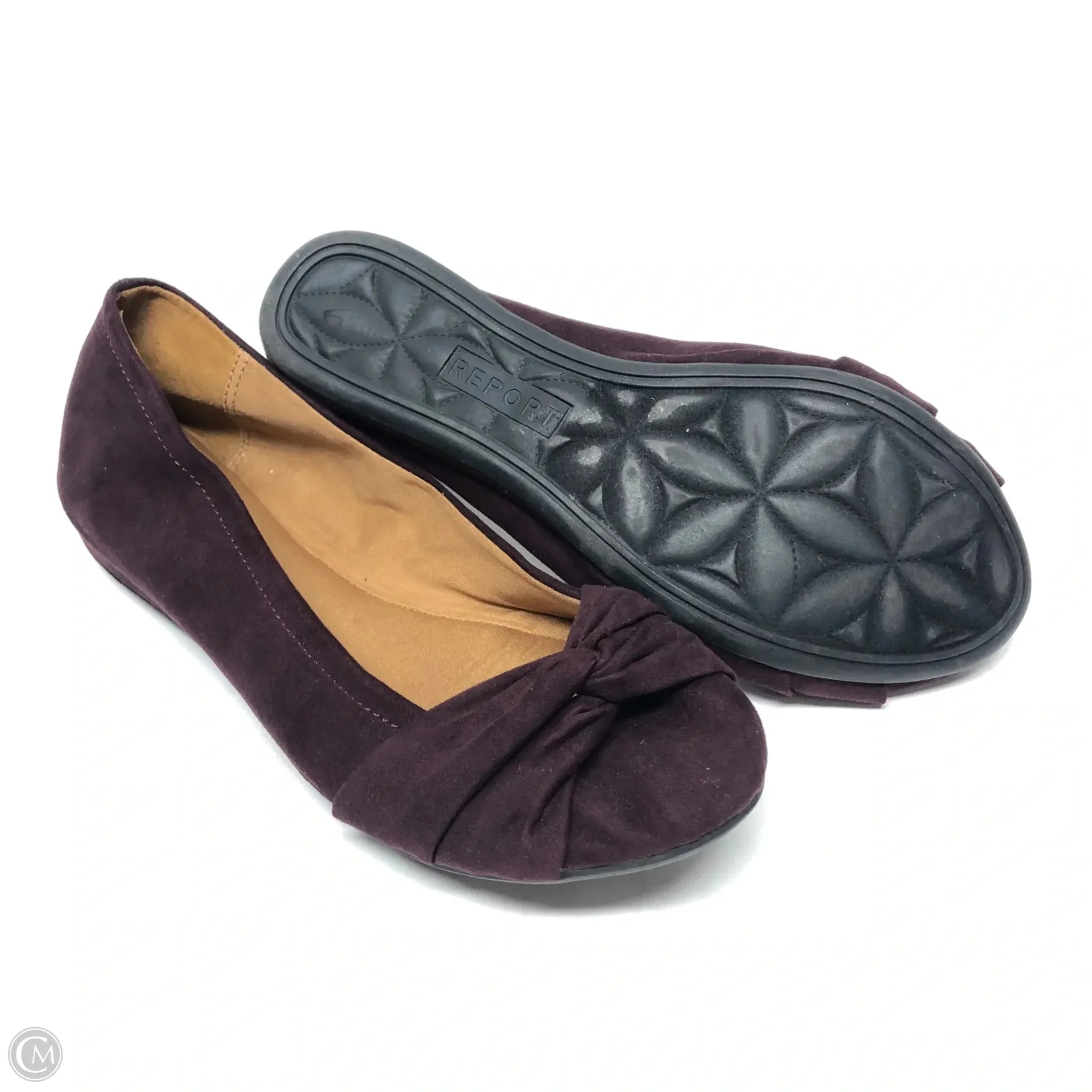 Shoes Flats By Report In Purple, Size: 8