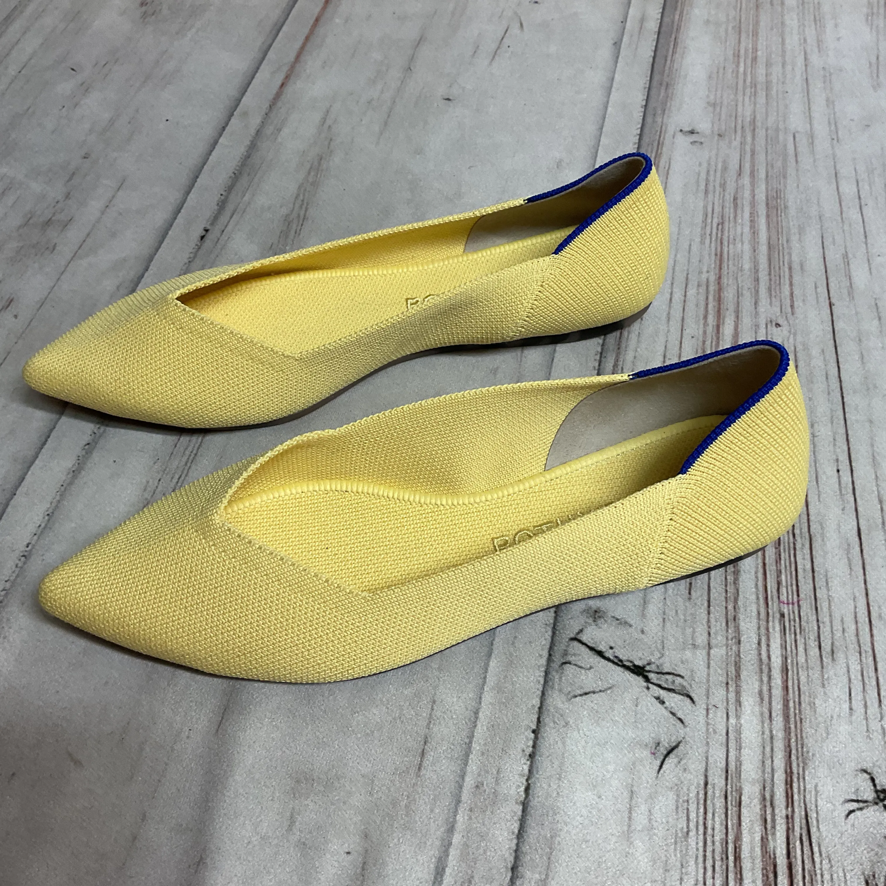 Shoes Flats By Rothys In Yellow, Size:7.5