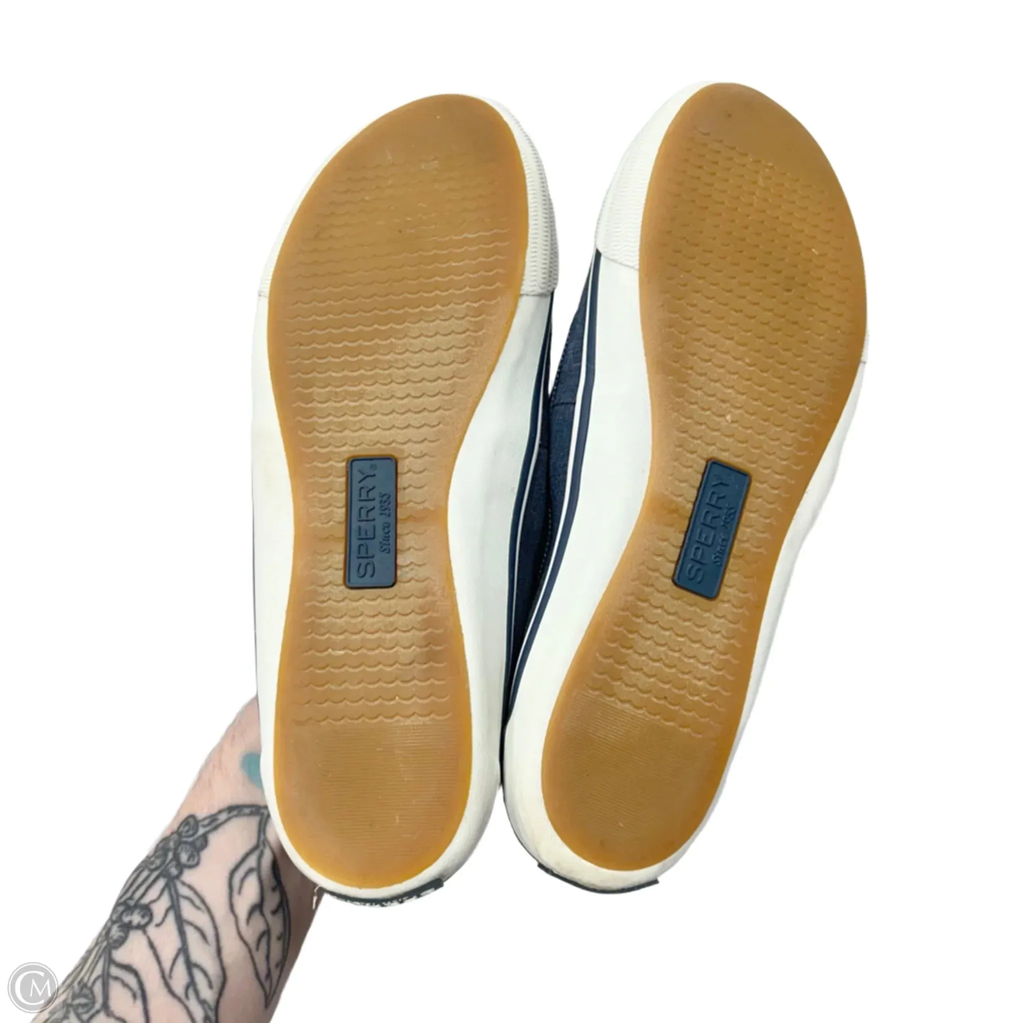 Shoes Flats By Sperry In Navy, Size: 9