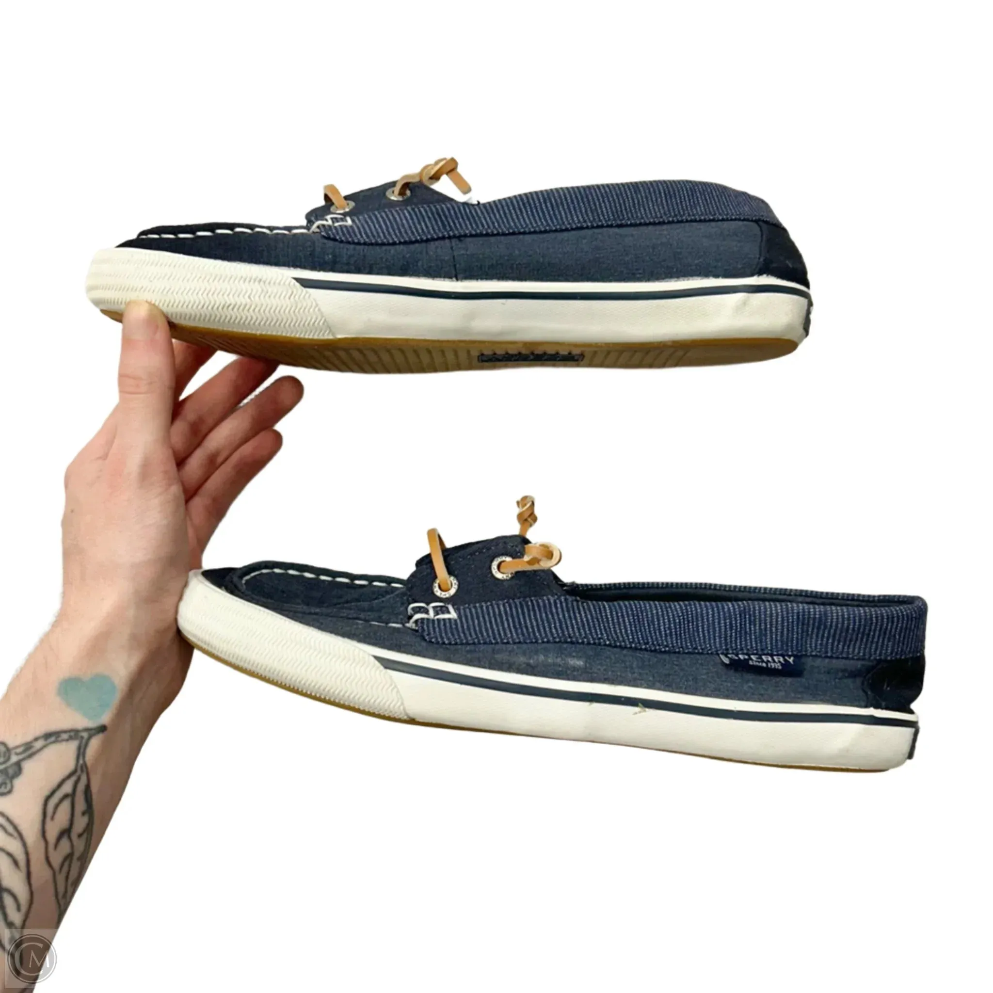 Shoes Flats By Sperry In Navy, Size: 9