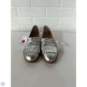 Shoes Flats By Talbots In Silver, Size: 7