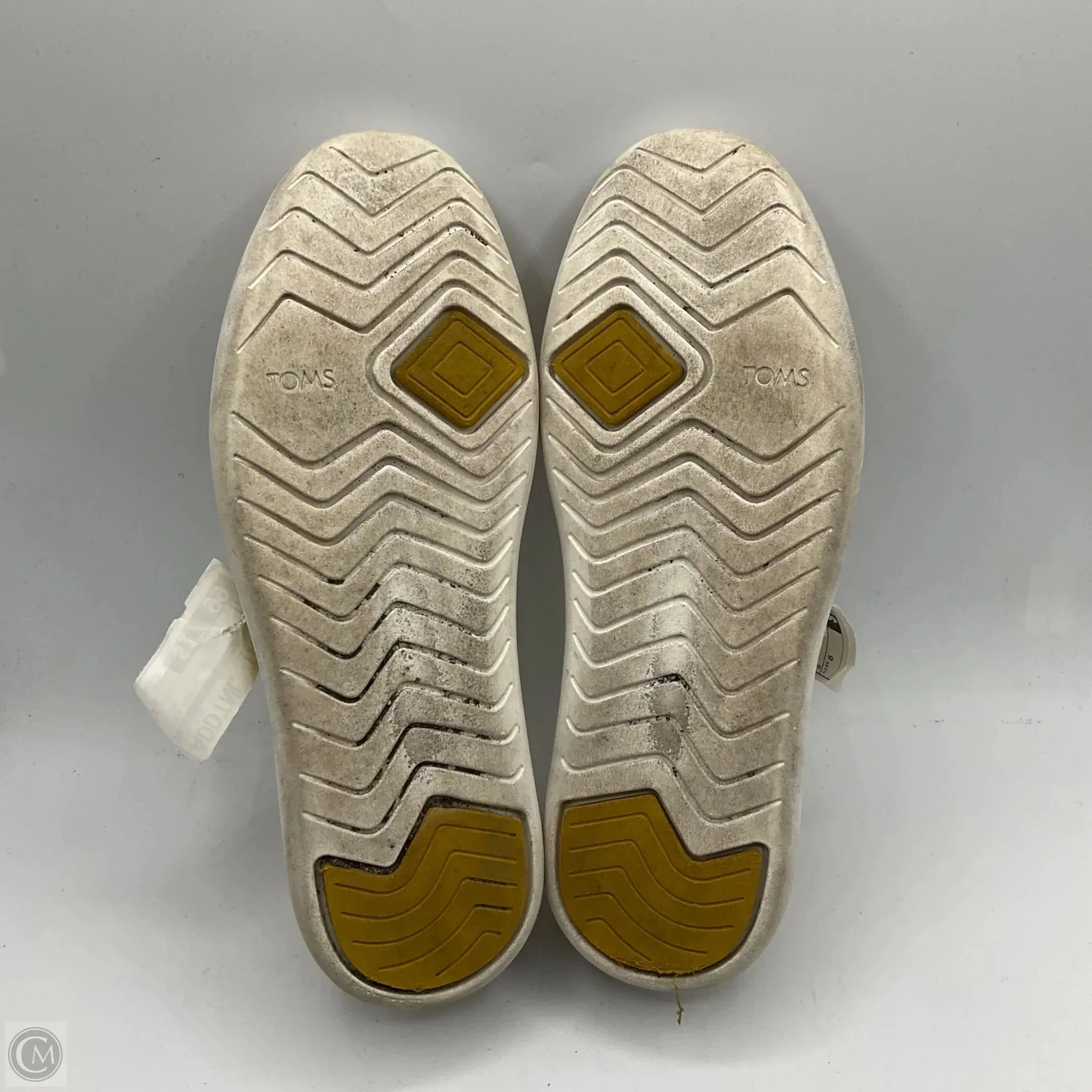Shoes Flats By Toms In Yellow, Size: 8