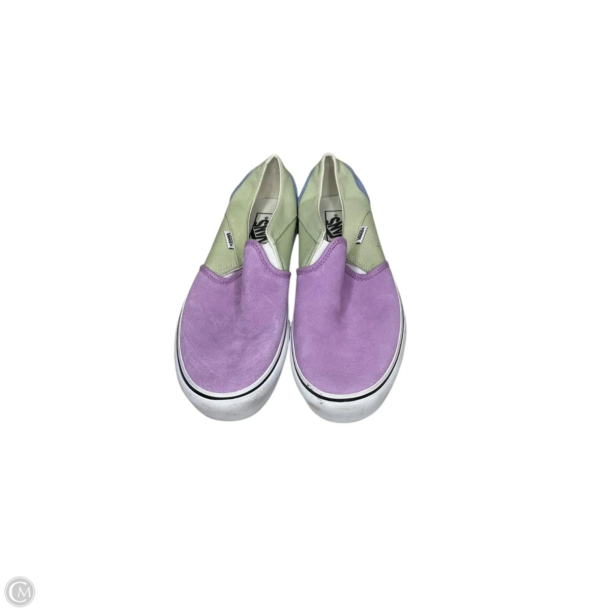 Shoes Flats By Vans In Purple, Size: 10