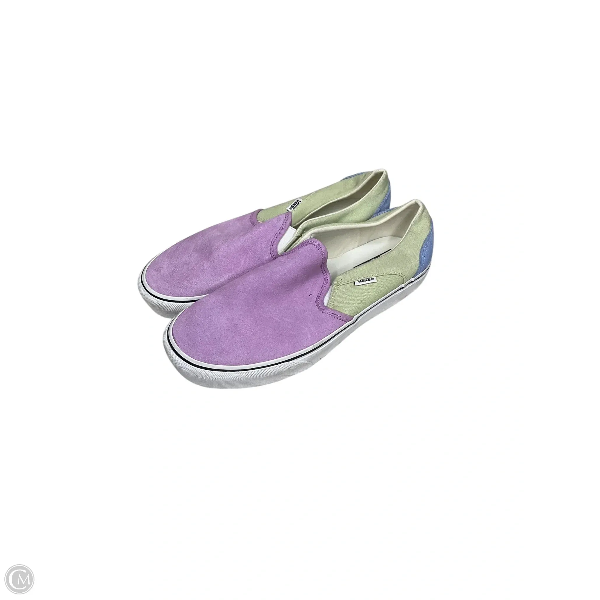Shoes Flats By Vans In Purple, Size: 10