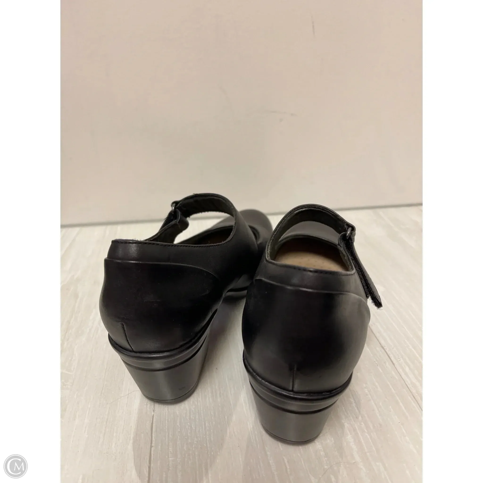 Shoes Heels Block By Clarks In Black, Size: 7.5