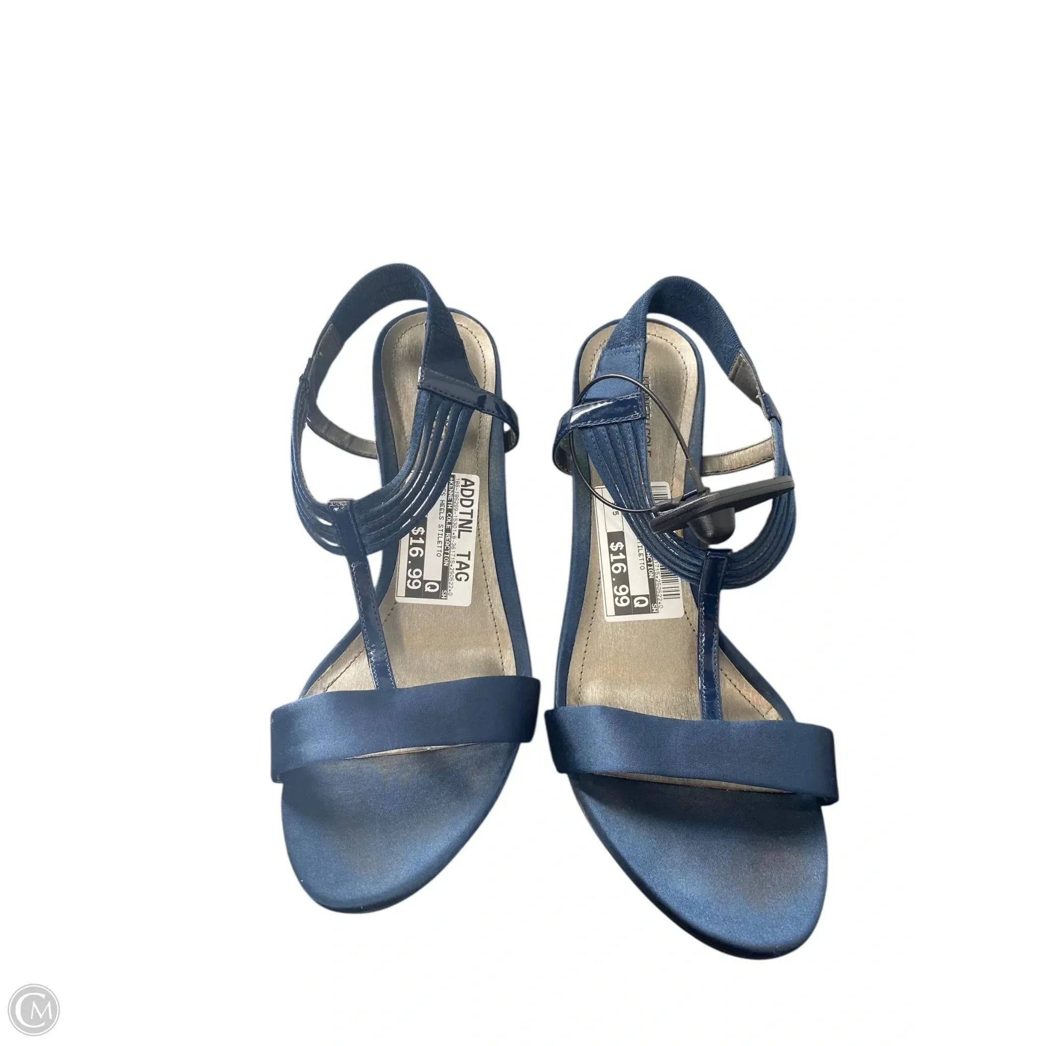 Shoes Heels Stiletto By Kenneth Cole Reaction In Blue, Size: 9.5