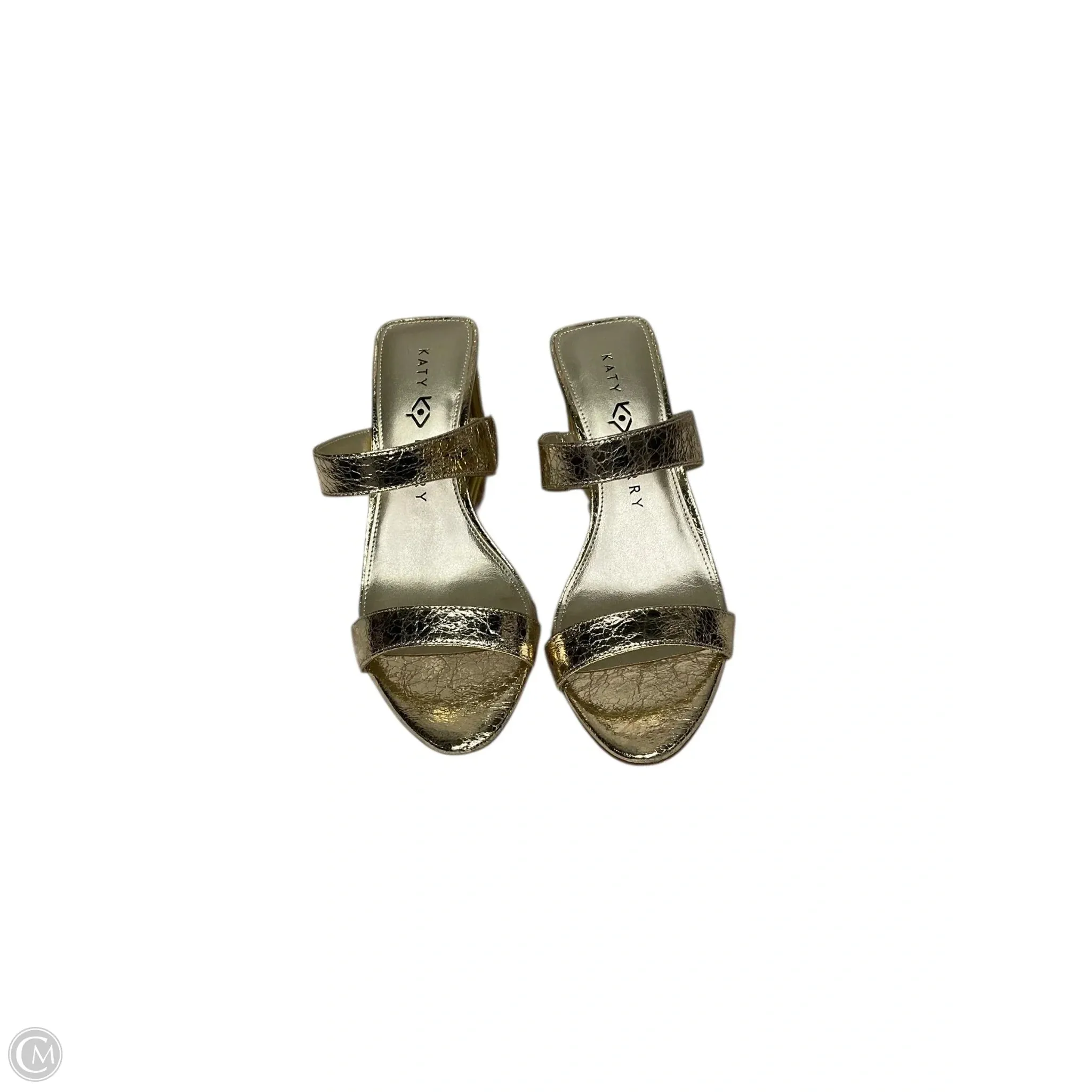 Shoes Heels Wedge By Cmc In Gold, Size: 7