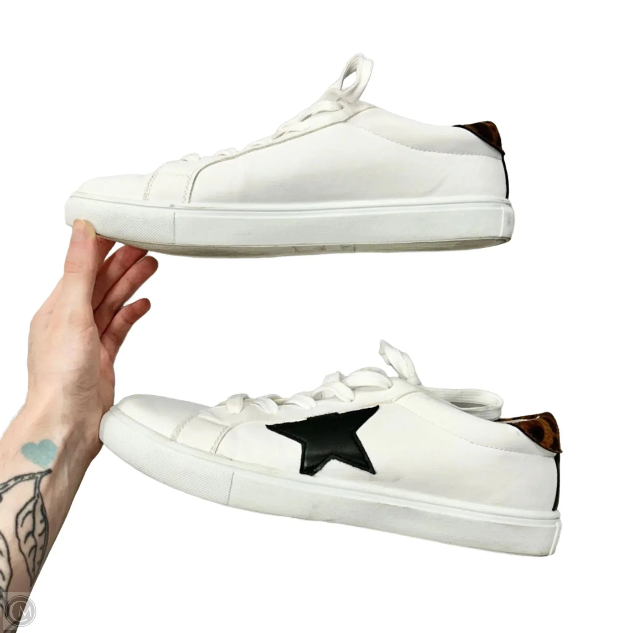 Shoes Sneakers By C And C In White, Size: 10