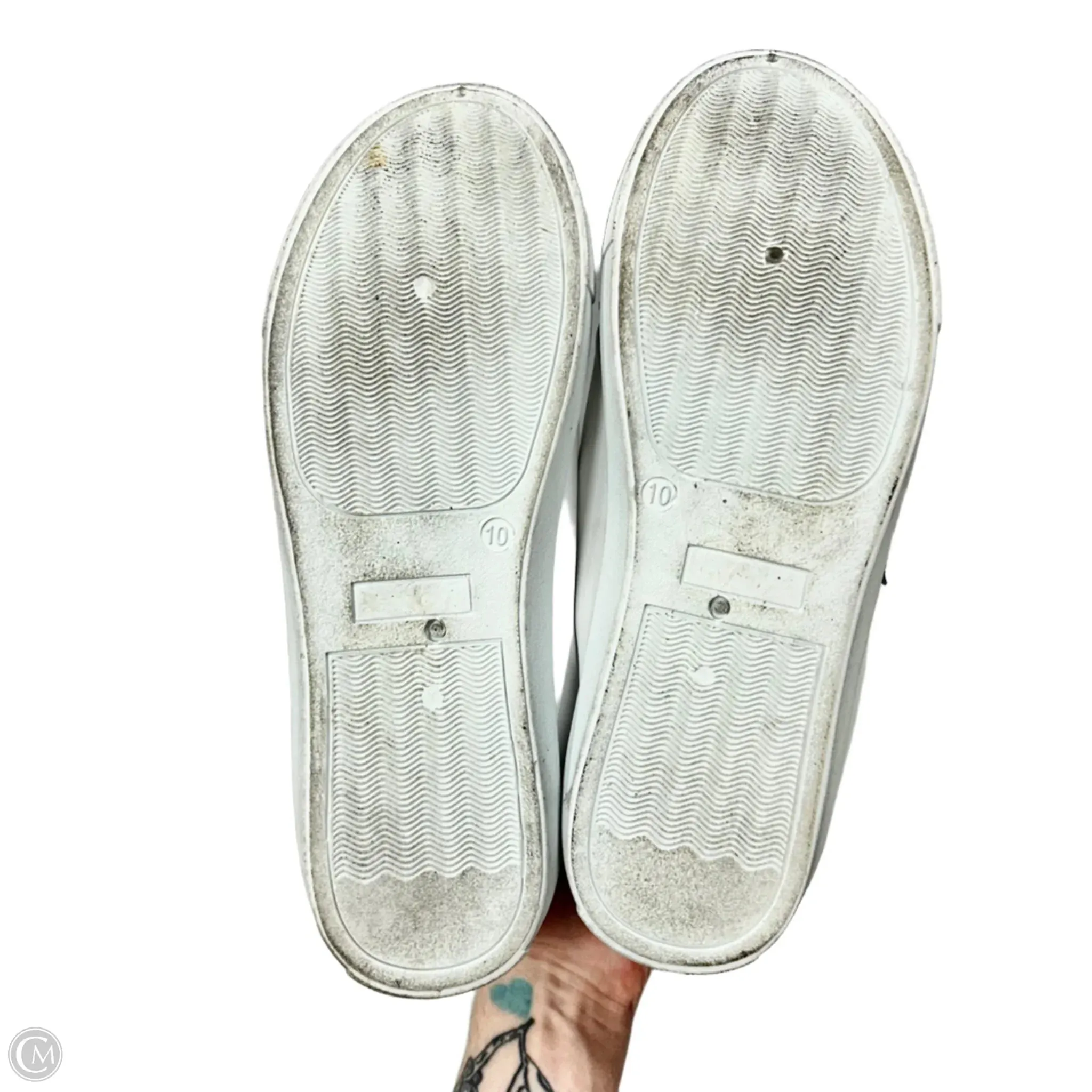 Shoes Sneakers By C And C In White, Size: 10