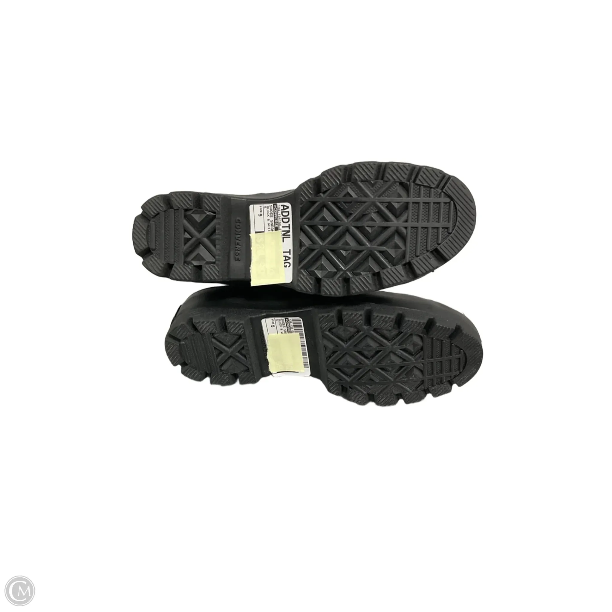 Shoes Sneakers By Converse In Black & White, Size: 5