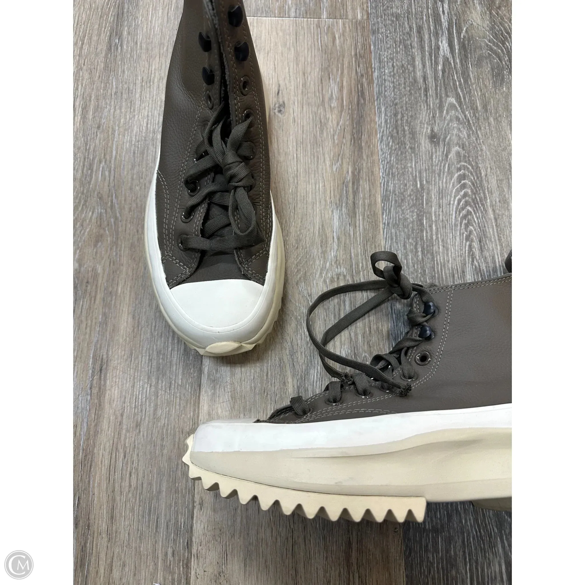 Shoes Sneakers By Converse In Green, Size: 9