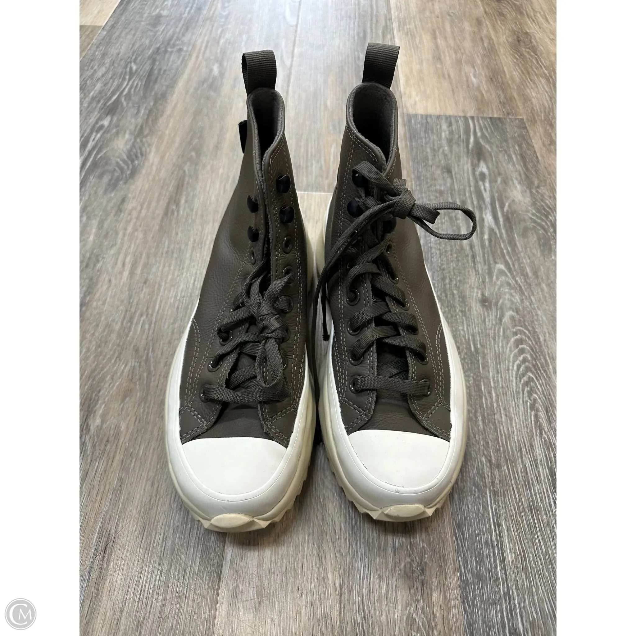 Shoes Sneakers By Converse In Green, Size: 9