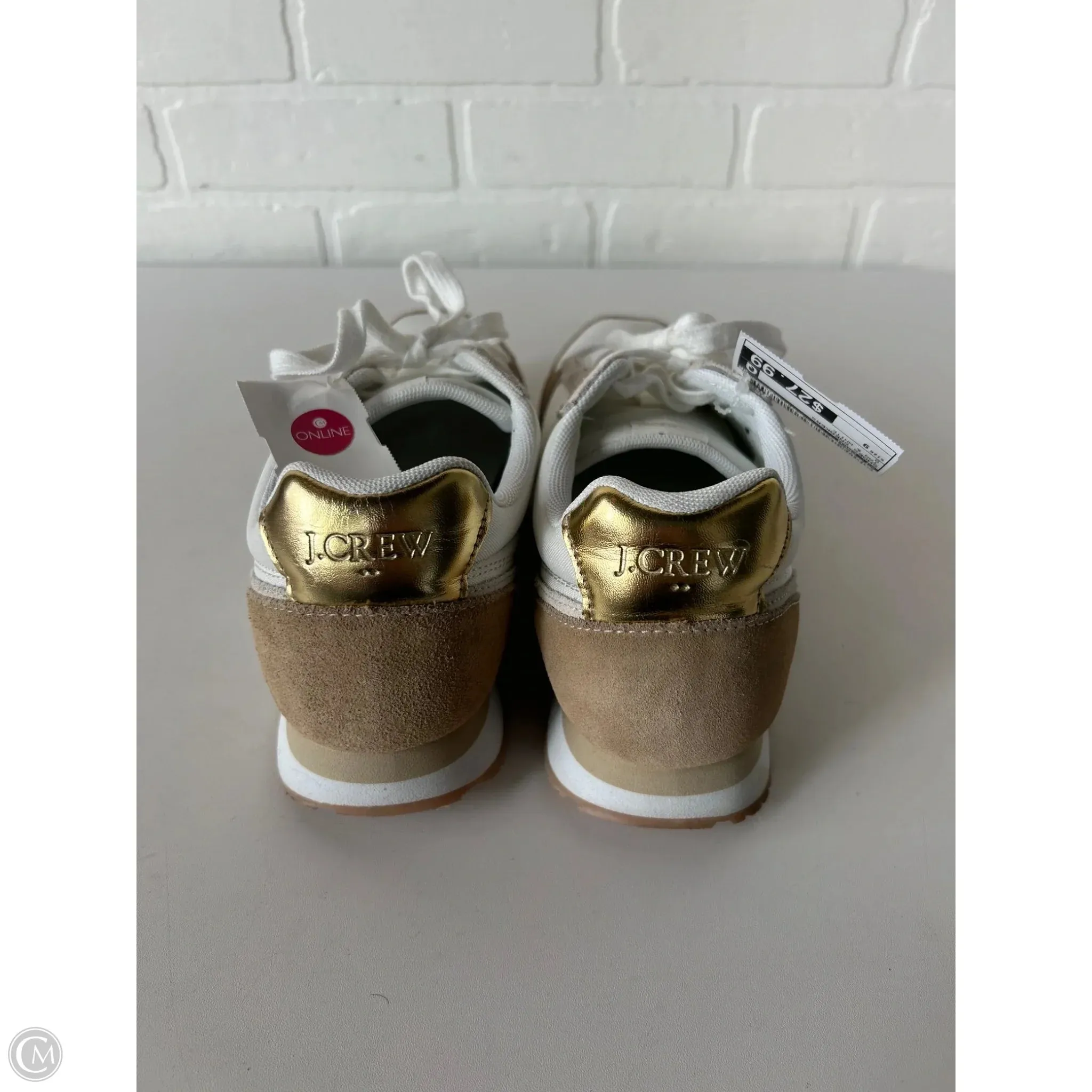 Shoes Sneakers By J. Crew In Tan & White, Size: 9