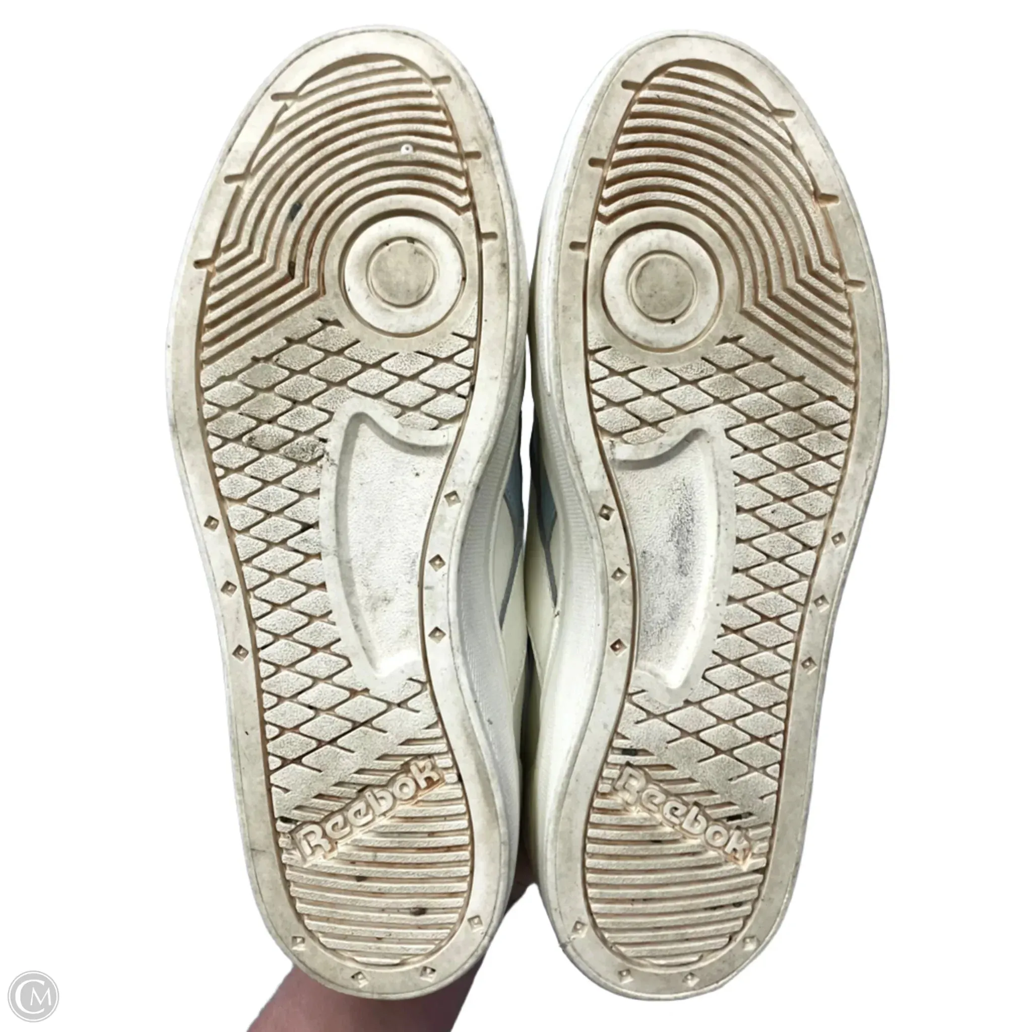 Shoes Sneakers By Reebok In Blue & Cream, Size: 7