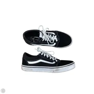 Shoes Sneakers By Vans In Black, Size: 6.5