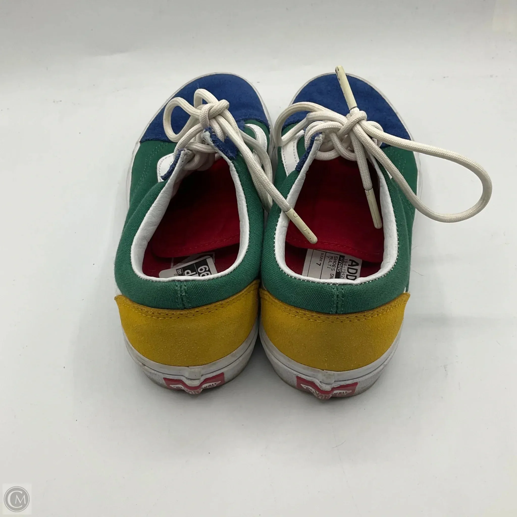 Shoes Sneakers By Vans In Multi-colored, Size: 7