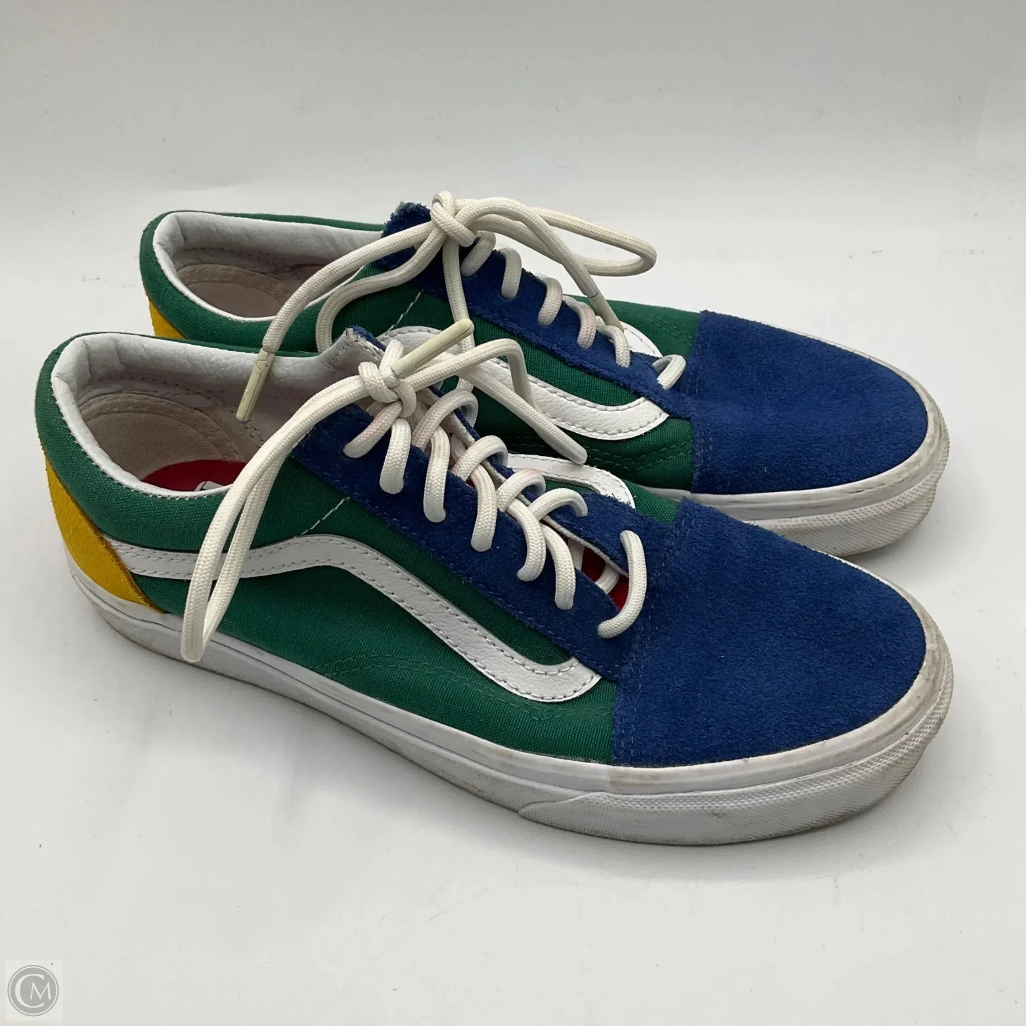 Shoes Sneakers By Vans In Multi-colored, Size: 7