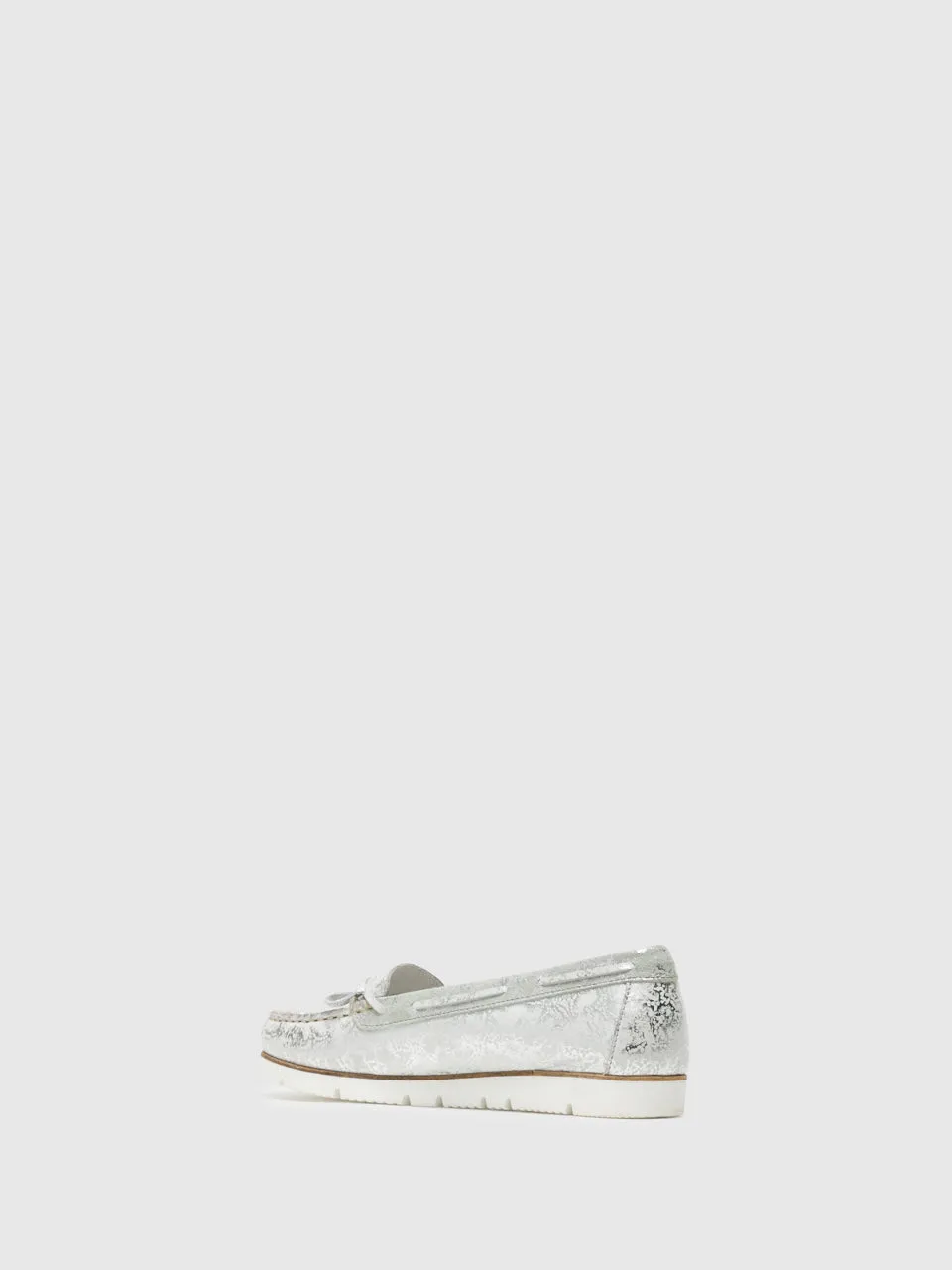Silver Nautical Shoes