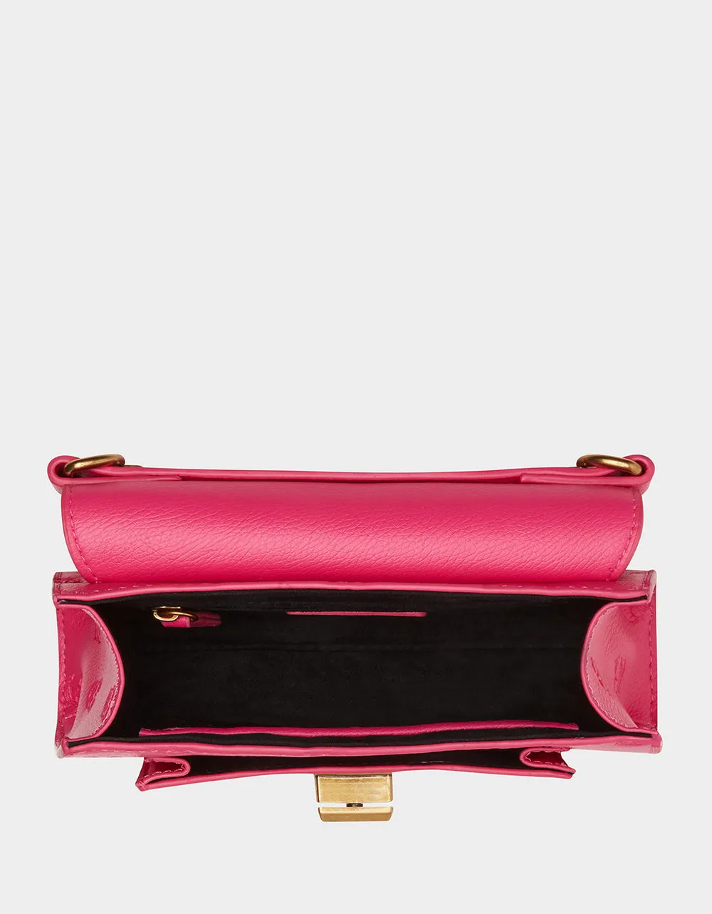 SKULLICIOUS MINI TURNLOCK CROSSBODY PINK Betsey Johnson