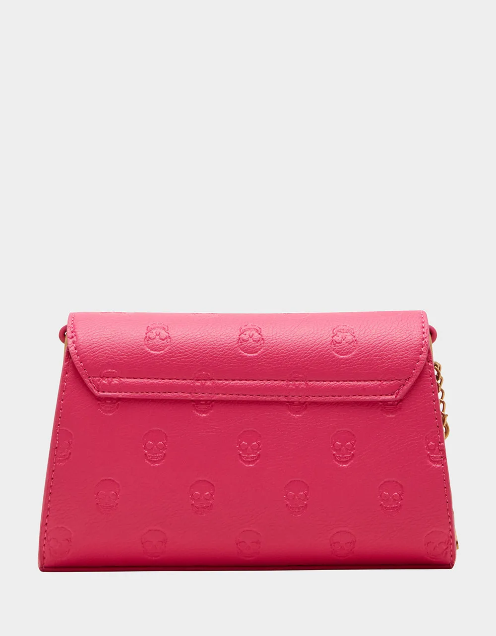 SKULLICIOUS MINI TURNLOCK CROSSBODY PINK Betsey Johnson