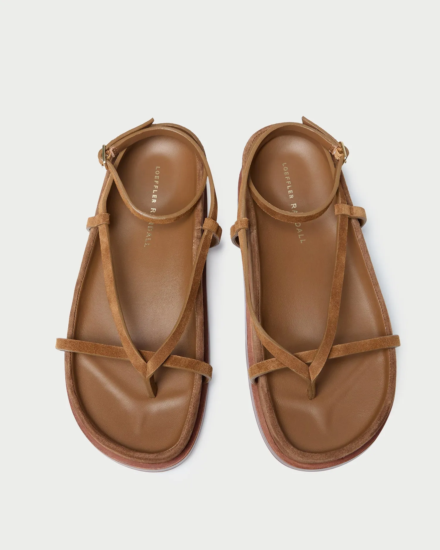 Sonny Cacao Suede Wrap Sandal -LOEFFLER RANDALL