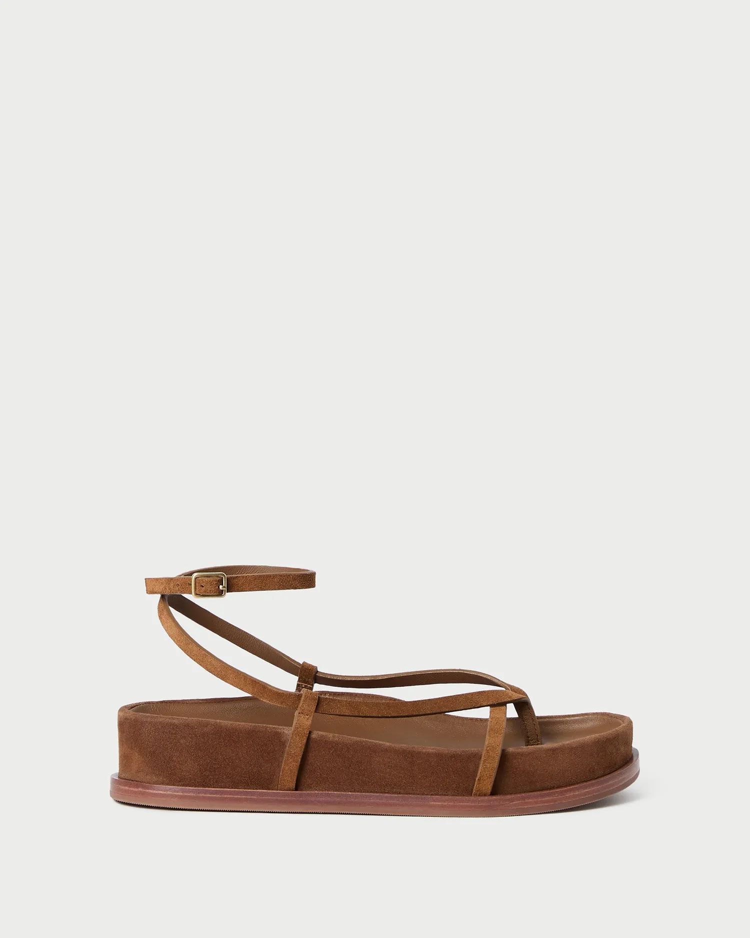 Sonny Cacao Suede Wrap Sandal -LOEFFLER RANDALL