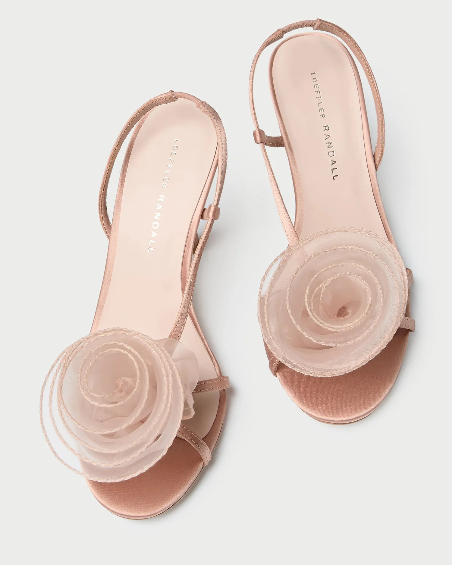 Steph Blush Organza Rose Sandal -LOEFFLER RANDALL