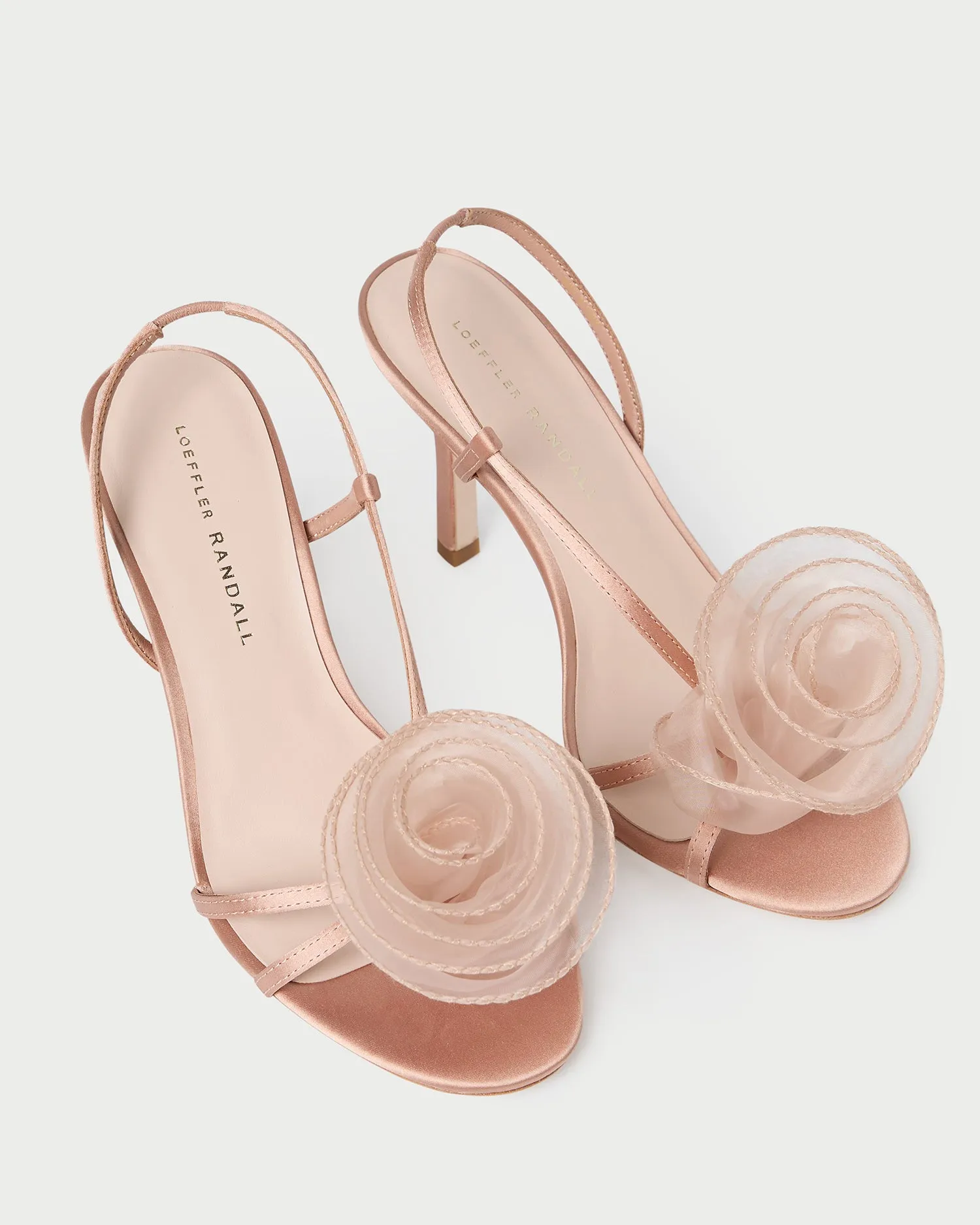 Steph Blush Organza Rose Sandal -LOEFFLER RANDALL