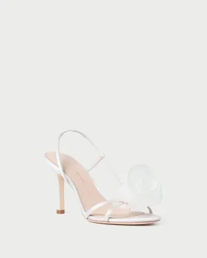 Steph Cream Organza Rose Sandal -LOEFFLER RANDALL