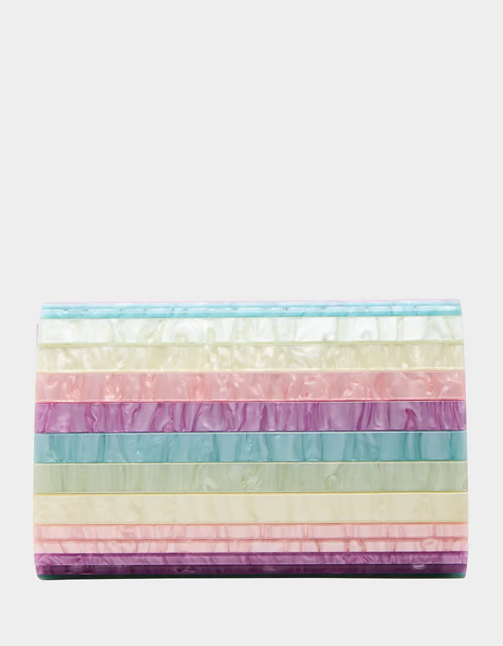STRIP STRIP HOORAY CLUTCH PASTEL Betsey Johnson