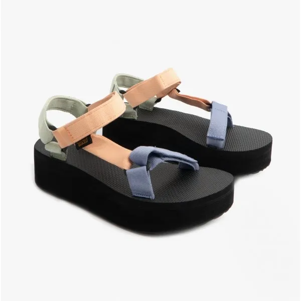 Teva FLATFORM UNIVERSAL Womens Sandals Sherbert Multi