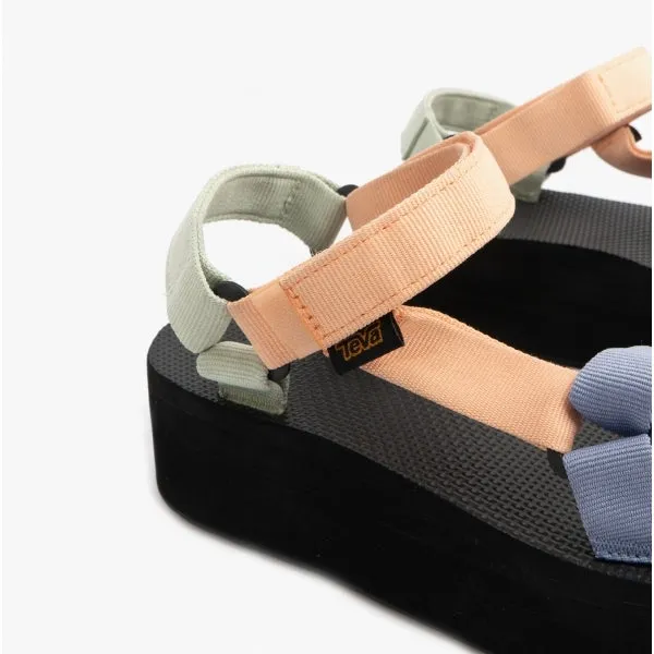 Teva FLATFORM UNIVERSAL Womens Sandals Sherbert Multi