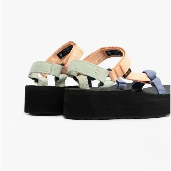 Teva FLATFORM UNIVERSAL Womens Sandals Sherbert Multi