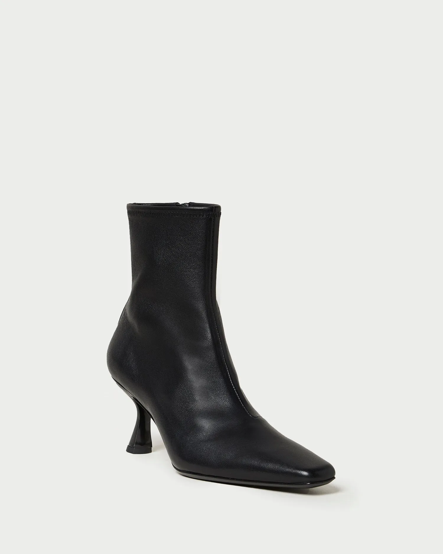 Thandy Black Curved Heel Bootie -LOEFFLER RANDALL