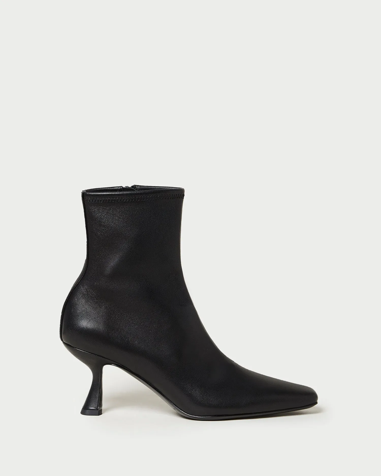 Thandy Black Curved Heel Bootie -LOEFFLER RANDALL
