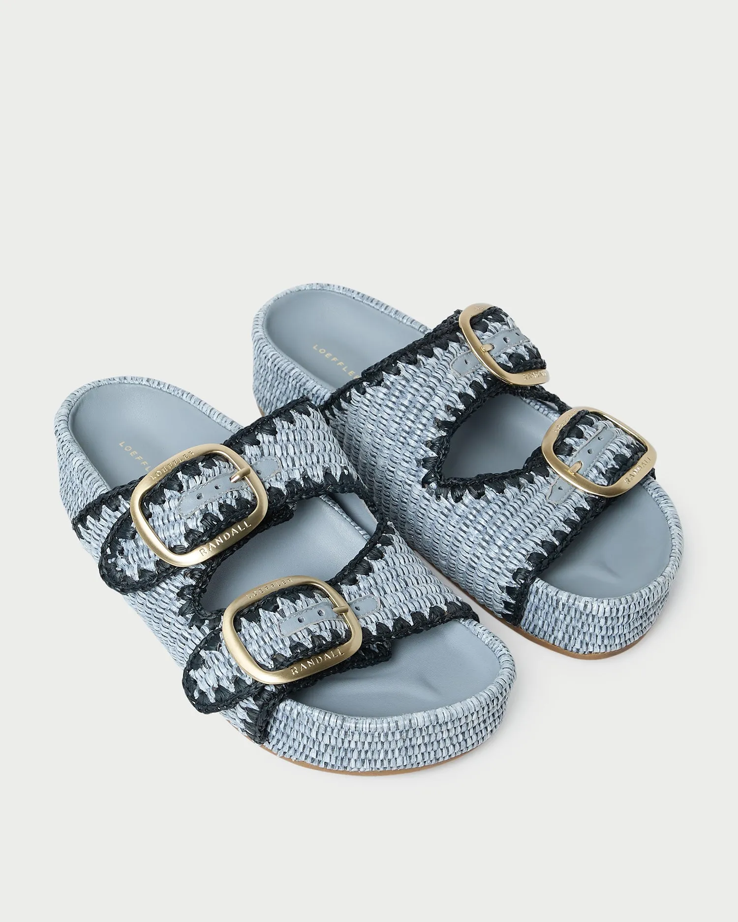 Theo Blue Two-Band Sandal -LOEFFLER RANDALL
