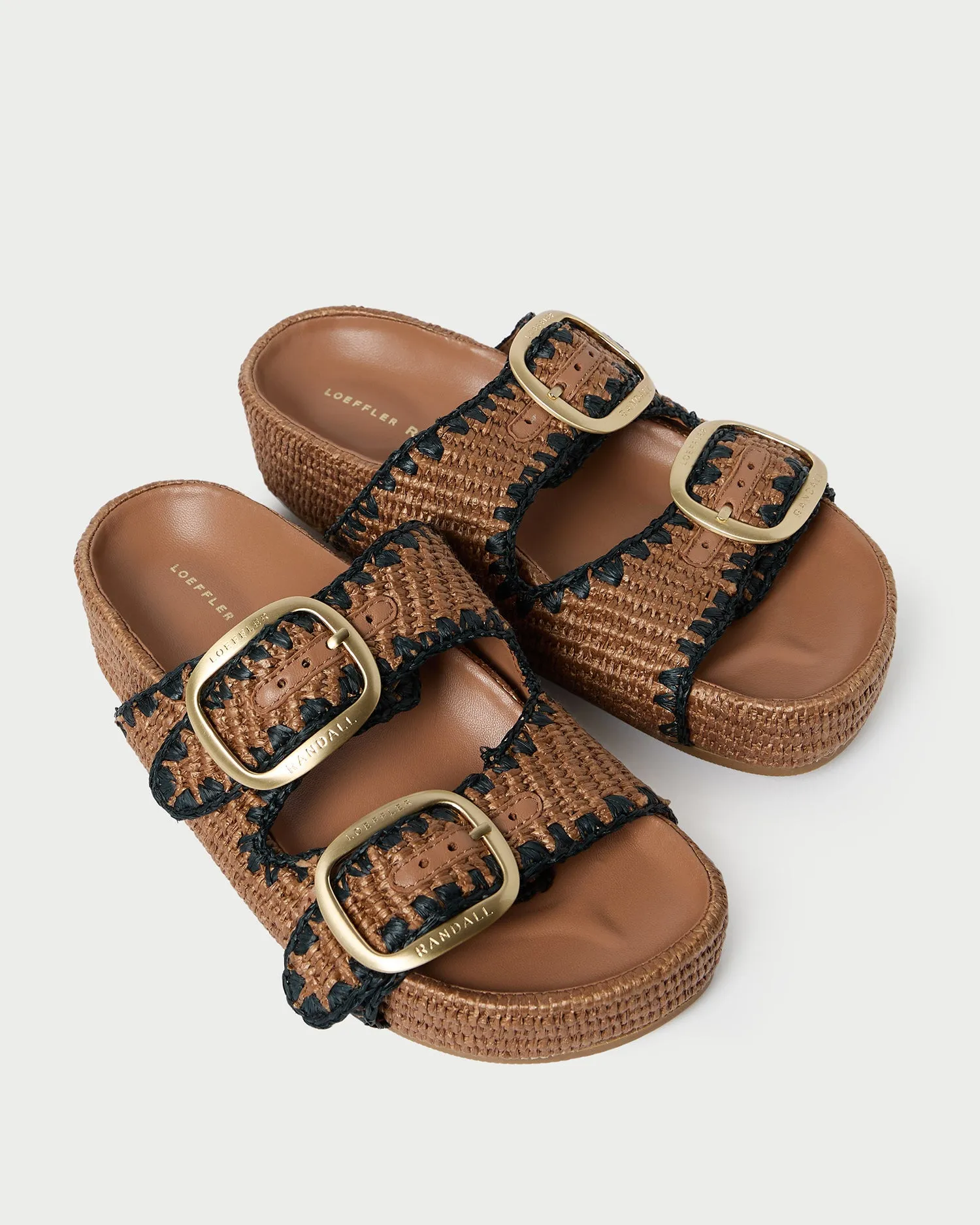 Theo Brown Two-Band Sandal -LOEFFLER RANDALL