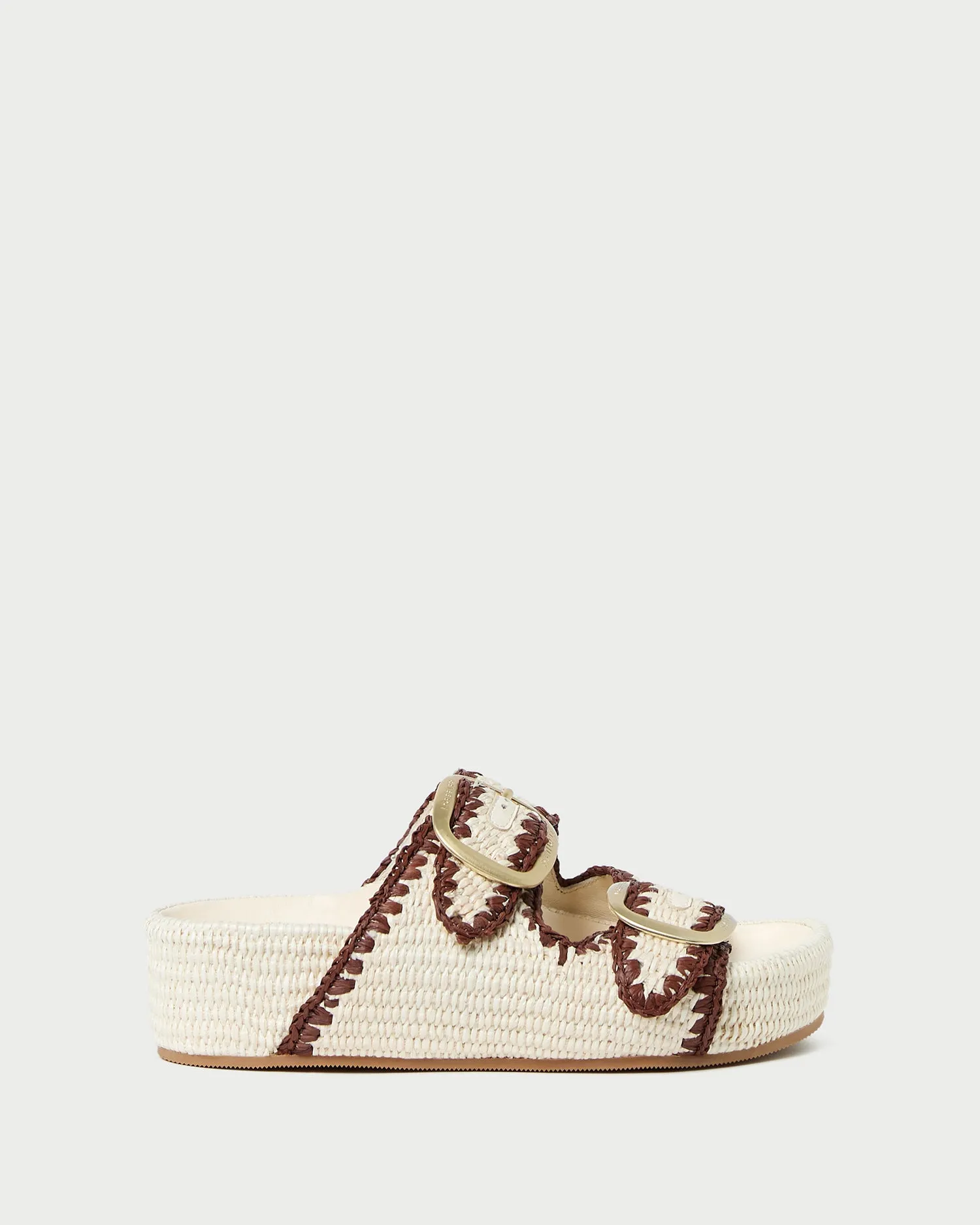 Theo Cream Two-Band Sandal -LOEFFLER RANDALL