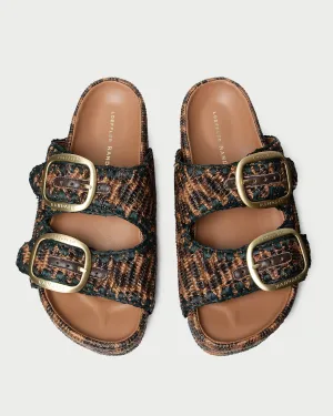 Theo Leopard Two-Band Sandal -LOEFFLER RANDALL