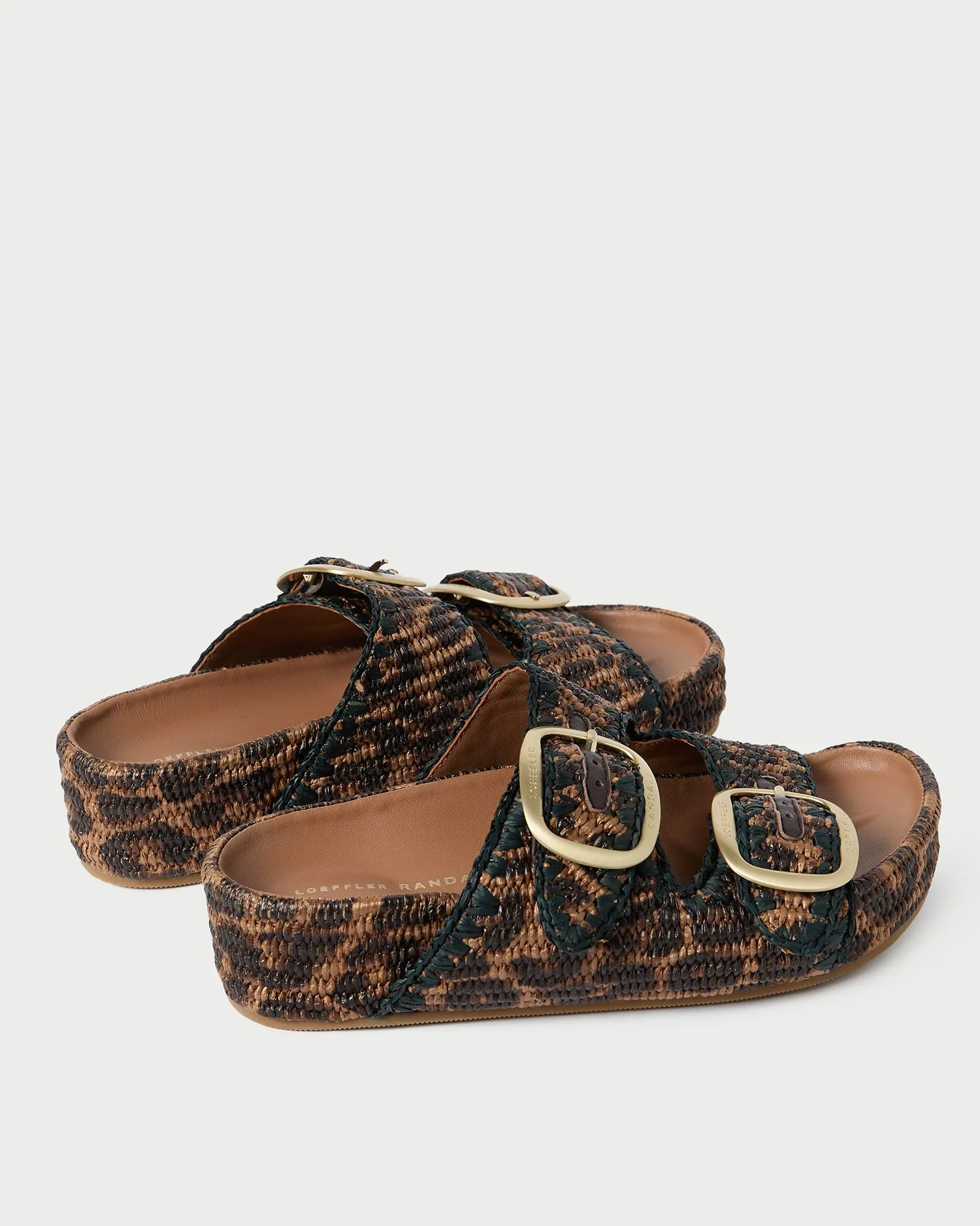 Theo Leopard Two-Band Sandal -LOEFFLER RANDALL