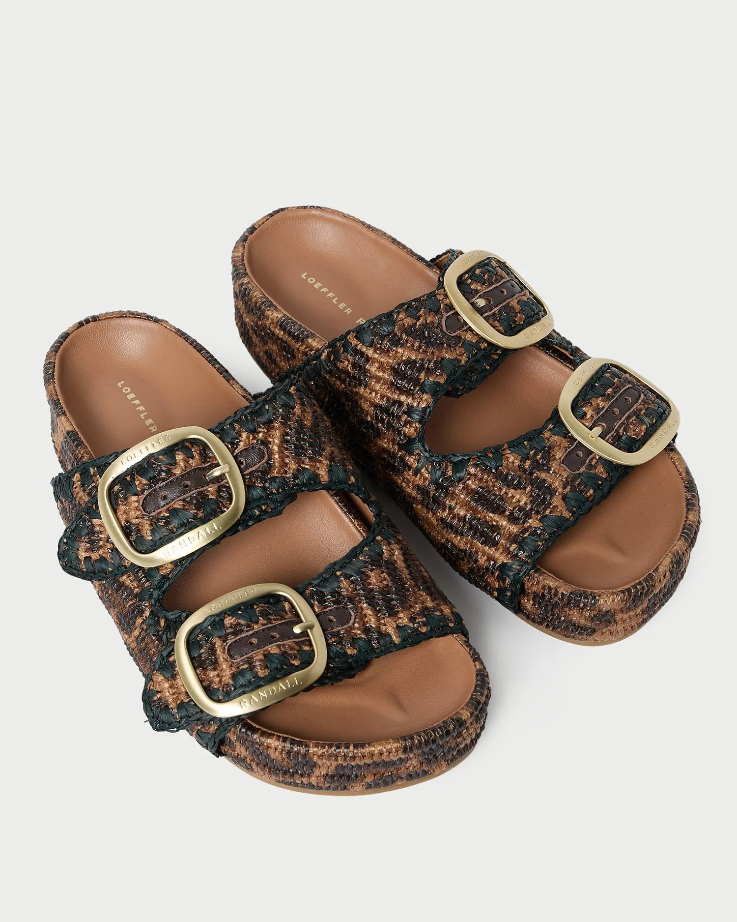 Theo Leopard Two-Band Sandal -LOEFFLER RANDALL