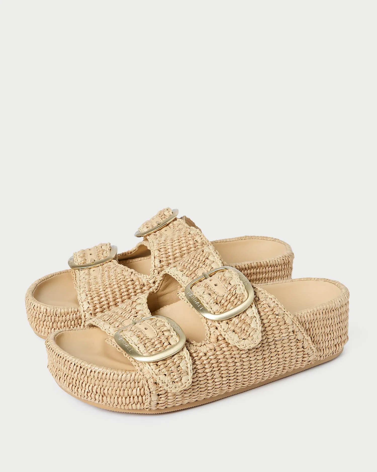 Theo Natural Two-Band Sandal -LOEFFLER RANDALL