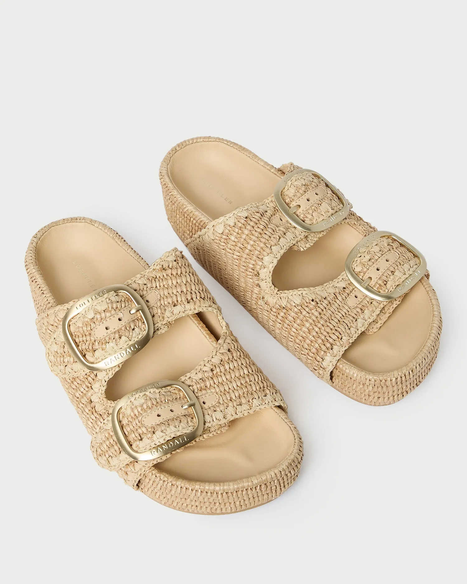 Theo Natural Two-Band Sandal -LOEFFLER RANDALL